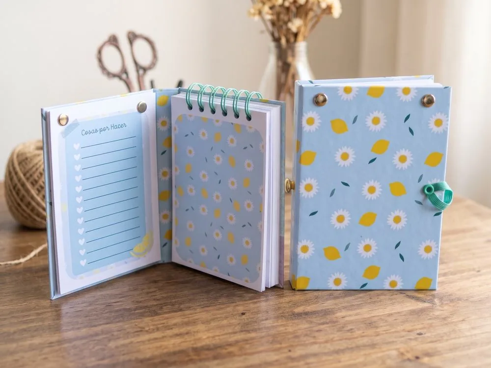 Cuaderno Margaritas y limones